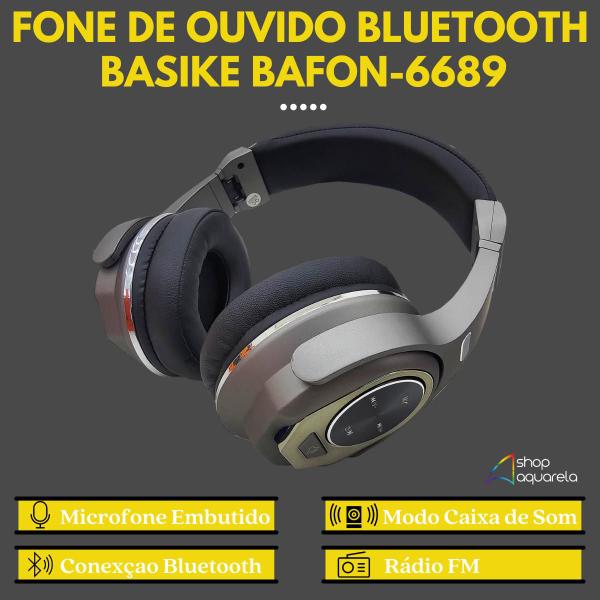 Imagem de Fone de Ouvido Bluetooth com Modo Caixa de Som Headset Sem Fio Original