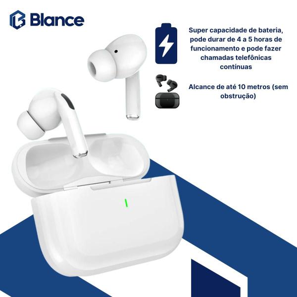 Imagem de Fone de Ouvido Bluetooth Compatível com Air Pods Pro Wireless v5.3 BT Tws Sem Fio Recarregável