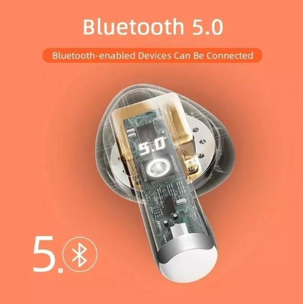 Imagem de Fone De Ouvido Bluetooth Compatível Para Celular Xiaomi 13 Lite Black 5g