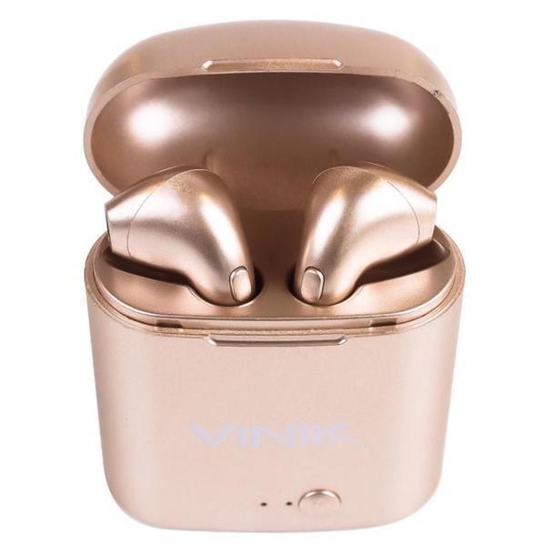 Imagem de Fone De Ouvido Bluetooth Easy W1+ Wireless Dourado - Vinik