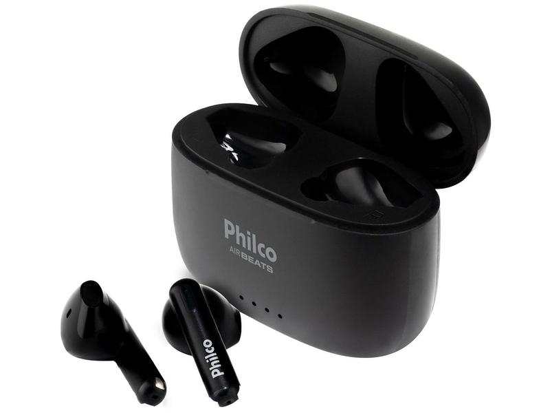 Fone de Ouvido Bluetooth Esportivo Air Beats Intra-auricular com Microfone Preto Fone de Ouvido Bluetooth Esportivo Air Beats Intra-auricular com Microfone Preto