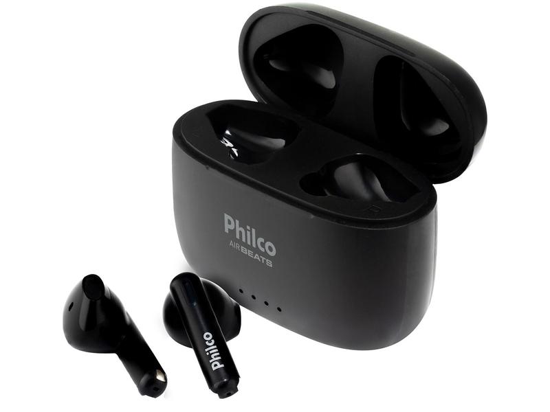 Fone de Ouvido Bluetooth Esportivo Air Beats Intra-auricular com Microfone Preto Fone de Ouvido Bluetooth Esportivo Air Beats Intra-auricular com Microfone Preto
