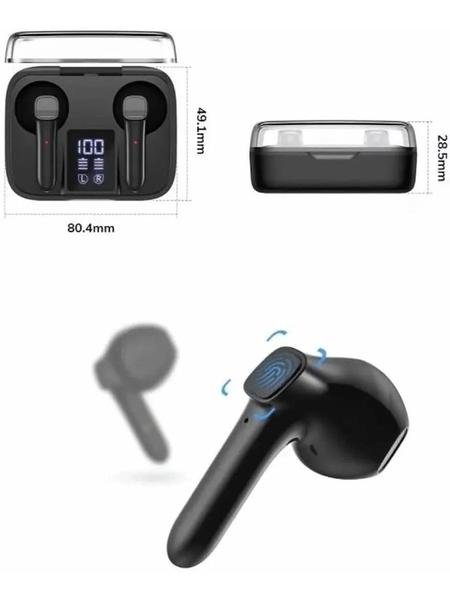 Imagem de Fone De Ouvido Bluetooth Estéreo Sem Fio Microfone Kapbom