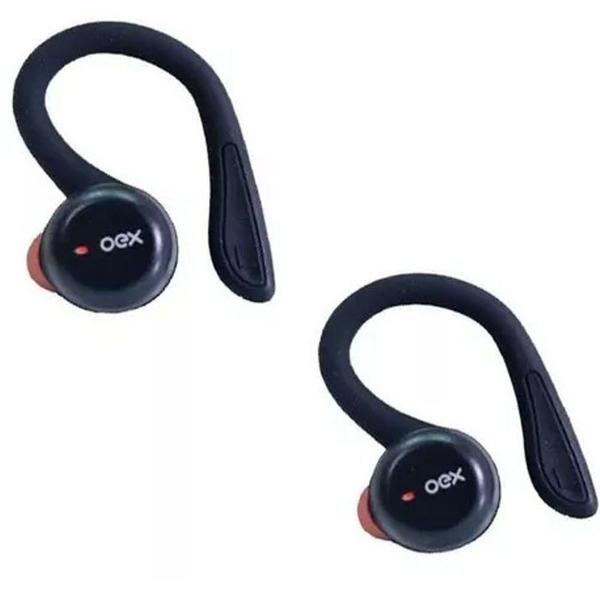 Imagem de Fone de Ouvido Bluetooth Flex Preto - Laranja TWS21 OEX