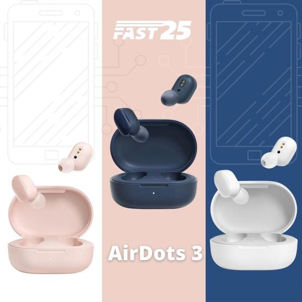 Imagem de Fone de ouvido Bluetooth fone de ouvido bluetooth compativel AirDots3 Branco