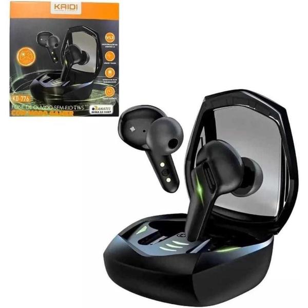 Imagem de Fone De Ouvido Bluetooth Gamer Kaidi KD776 Sem Fio TWS 