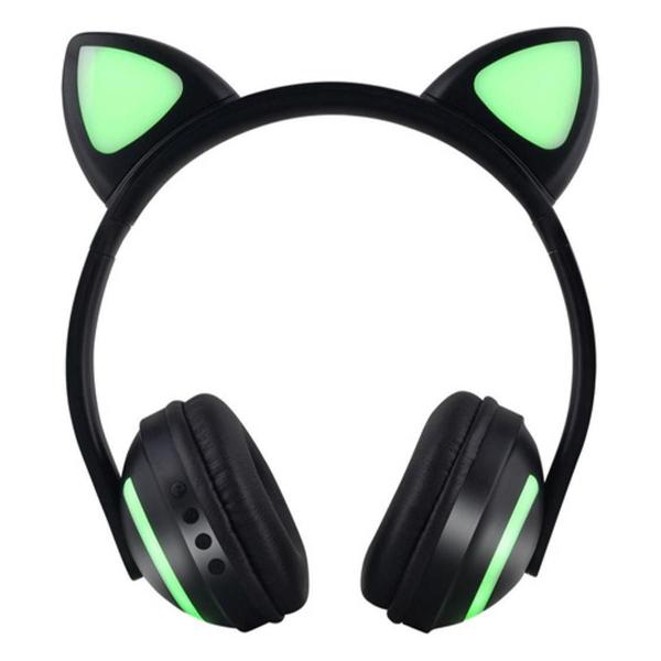 Imagem de Fone De Ouvido Bluetooth Gatinho Exbom - Preto