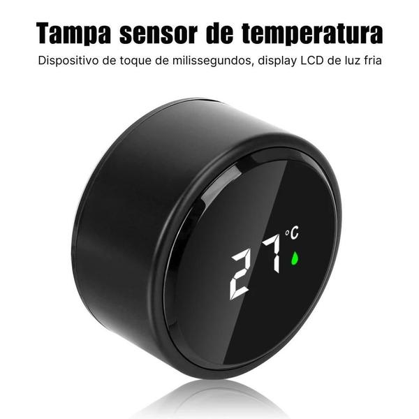 Imagem de Fone de ouvido Bluetooth headset sem fio + Garrafa térmica led 500ml + Relogio Smart