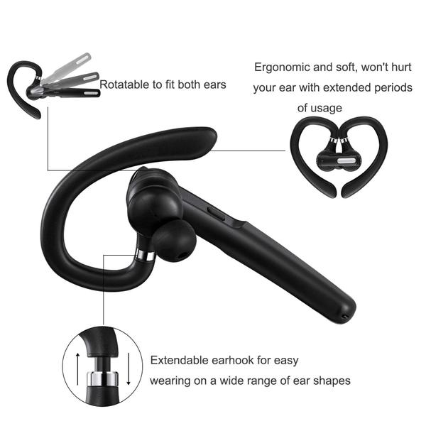 Imagem de Fone de ouvido Bluetooth ICOMTOFIT Wireless Earpiece V5.0 preto