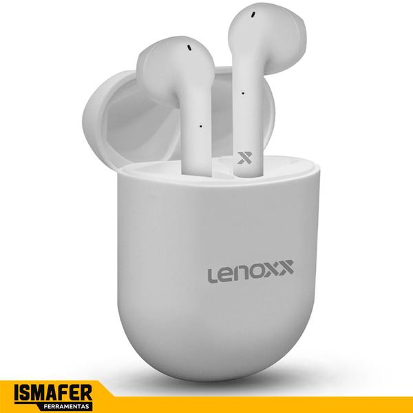 Imagem de Fone De Ouvido Bluetooth In-ear Sem Fio Lfw61bt Lenoxx Bco Cor Branco