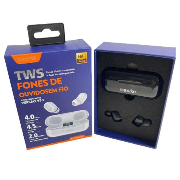 Imagem de Fone de ouvido Bluetooth in-ear sem fio Para Android e iOs - Basike