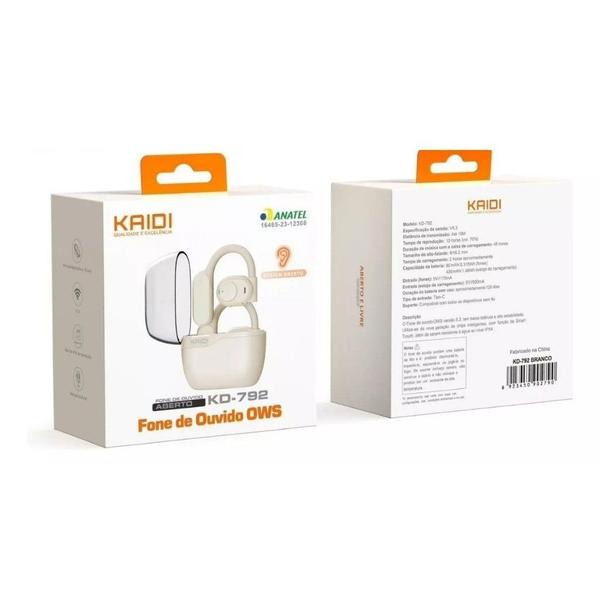 Imagem de Fone De Ouvido Bluetooth Kaidi-kd792 Cor Branco