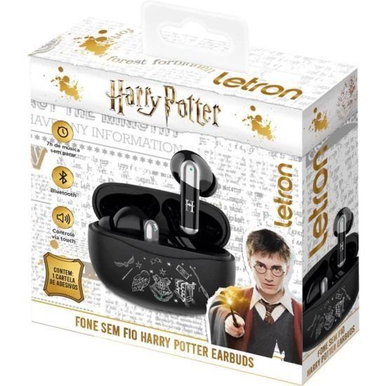 Imagem de Fone de Ouvido Bluetooth Letron Harry Potter Preto