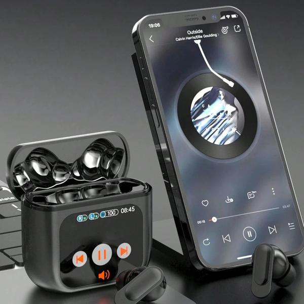 Imagem de Fone De Ouvido Bluetooth Pure Bass SE-60 5.4 Tela Touch