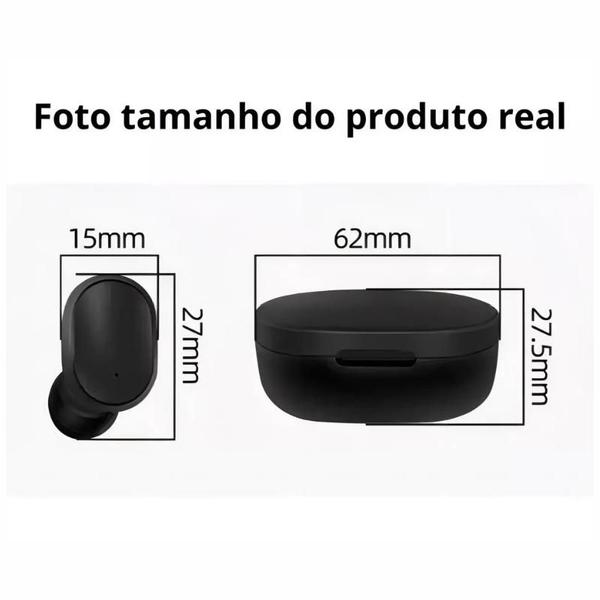 Imagem de Fone De Ouvido Bluetooth Sem Fio Cor Preto