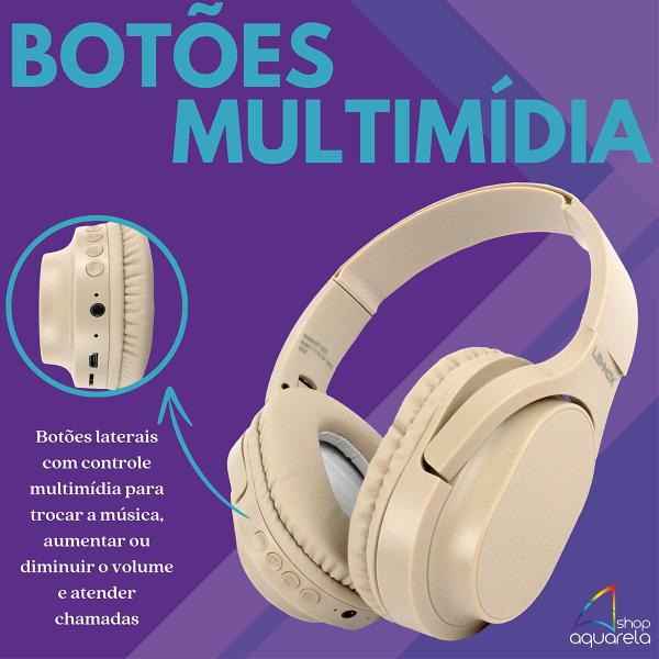 Imagem de Fone de Ouvido Bluetooth sem Fio Headset Anti-rúido 