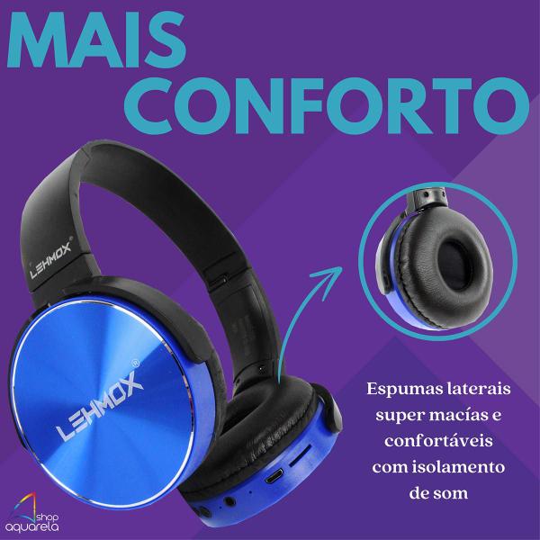 Imagem de Fone de Ouvido Bluetooth sem Fio Headset Wireless 5.3