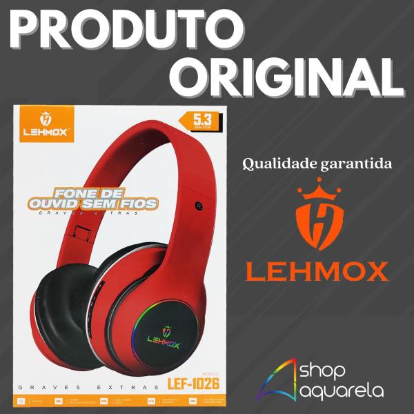 Imagem de Fone de Ouvido Bluetooth sem Fio Led Cancelamento de Ruído Lehmox