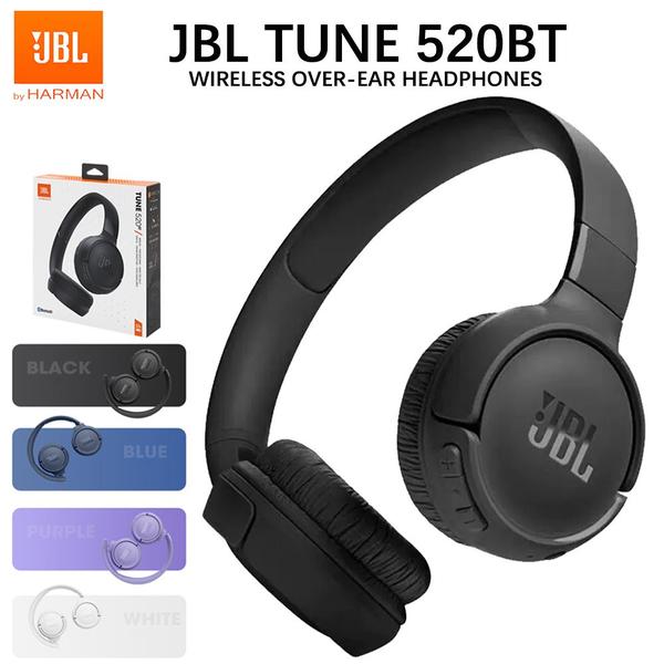 Imagem de Fone de ouvido Bluetooth Tune 520BT J B L  bluetooth 5.3 Preto