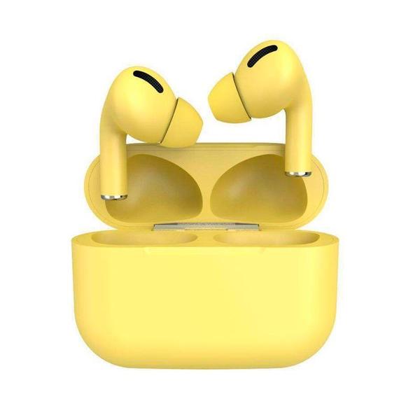 Imagem de Fone de Ouvido Bluetooth TWS Intra Auricular Touch com Base Carregadora e Microfone Inpods 13 - Amarelo Claro