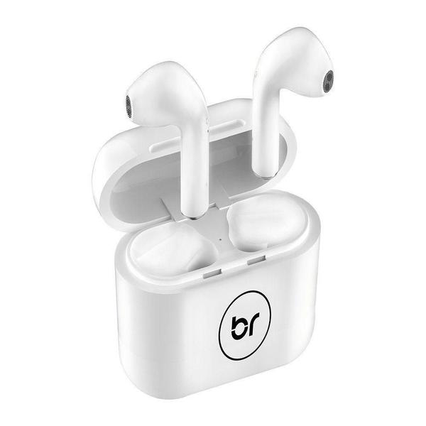 Imagem de Fone de Ouvido Bright Beatsound Bluetooth 5.0 Branco FN561 - Som e captação de voz. Atendimento de chamada.