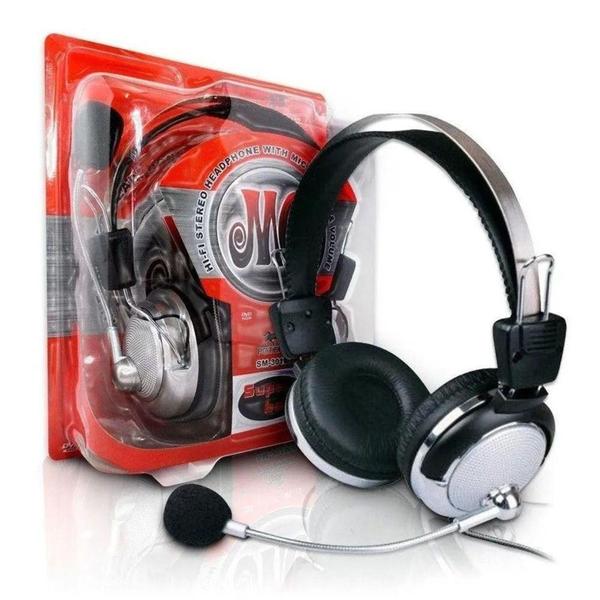 Imagem de Fone de Ouvido c/ Mic Headset Gamer Pc Notebook Cabo 2.5m P2 - Huanle