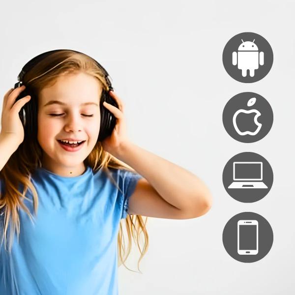 Imagem de Fone de Ouvido Cinza Infantil Headset com Fio JSX-05