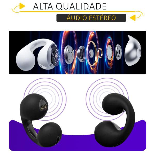 Imagem de  Fone De Ouvido Clip Ear Condução Ossea Ear Cuffs 5.3