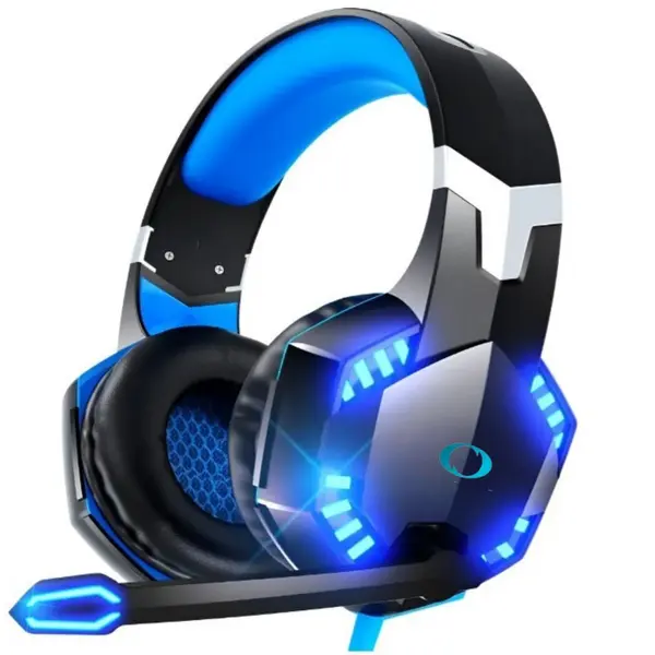 Fone de Ouvido com Microfone Articulado Led Headset Gamer Pc Celular Notebook Computador Jogos Console