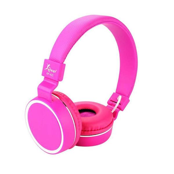 Imagem de Fone De Ouvido Com Microfone Dobravel P2 Kp 421 Rosa Knup