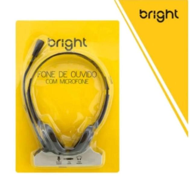 Imagem de Fone de Ouvido com Microfone Office Cod. 0010 Bright Saldo