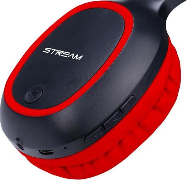 Imagem de Fone de Ouvido ELG EPB-MS1RD Stream Bluetooth Micro SD Preto/Vermelho