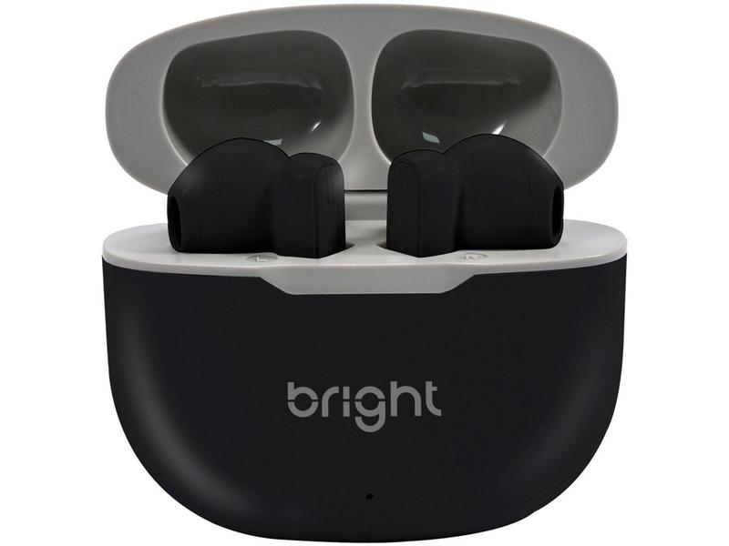 Imagem de Fone de Ouvido Esportivo Bluetooth Bright FN566 - Intra-auricular com Microfone Preto