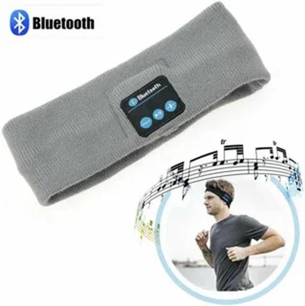 Imagem de Fone De Ouvido Faixa De Cabeça Esportiva Bandana Bluetooth Sem Fio  Máscara Dormir Música Tv Yoga