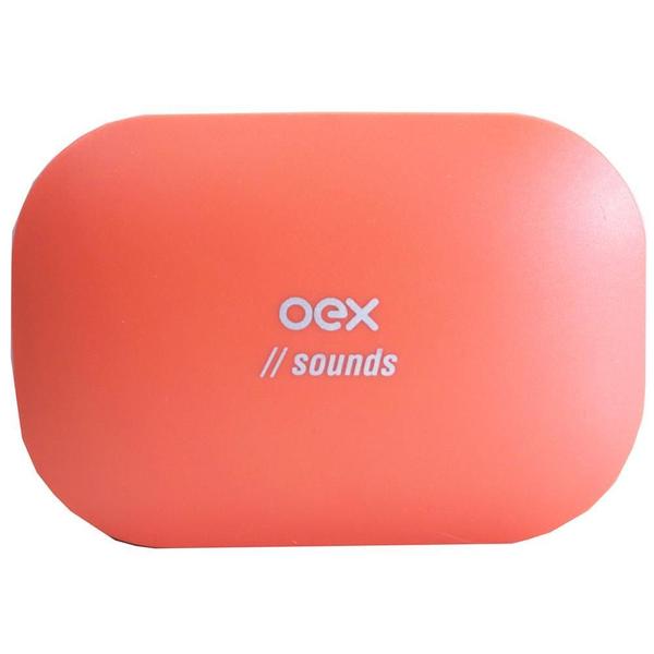 Imagem de Fone De Ouvido Flex TWS21 Bluetooth 5.1 OEX Preto Laranja