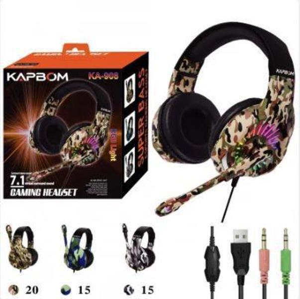 Imagem de Fone De Ouvido Game Com Fio Camuflado Headset Gaming Ka-908 - KAPBOM