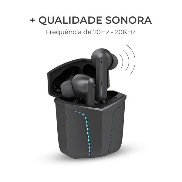 Imagem de Fone de ouvido Gamer Bluetooth TWS WB Sentinela