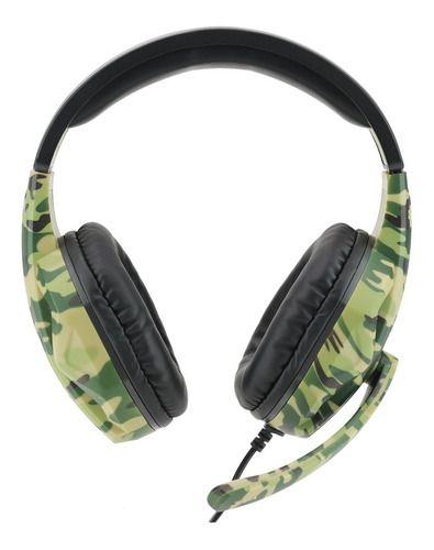 Imagem de Fone De Ouvido Gamer Com Microfone Pc Headset P2 Camuflado