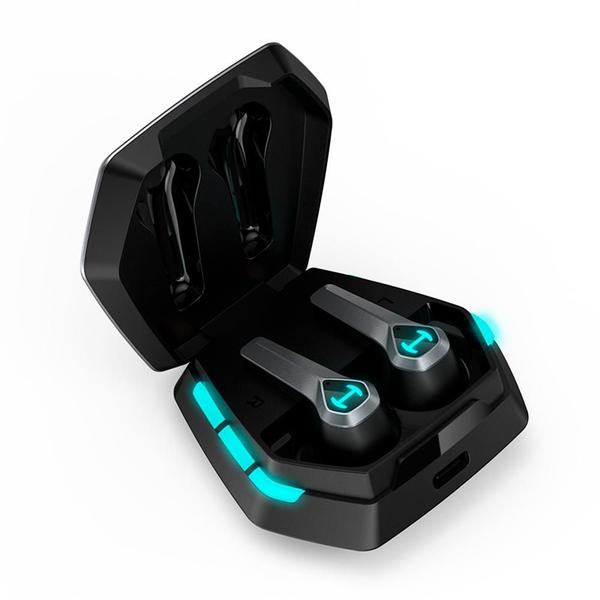 Imagem de Fone De Ouvido Gamer Edifier GX04, Bluetooth 5.0, Recarregável, RGB, Resistente à Água, Cinza