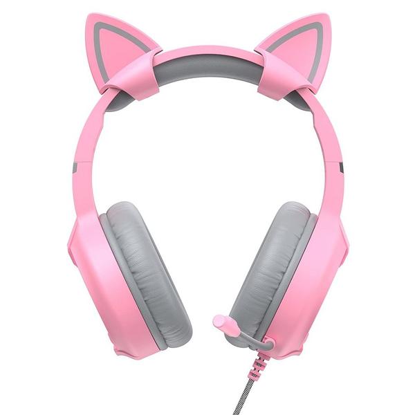 Imagem de Fone de Ouvido Gamer Havit 3.5mm Usb H2233d Rosa