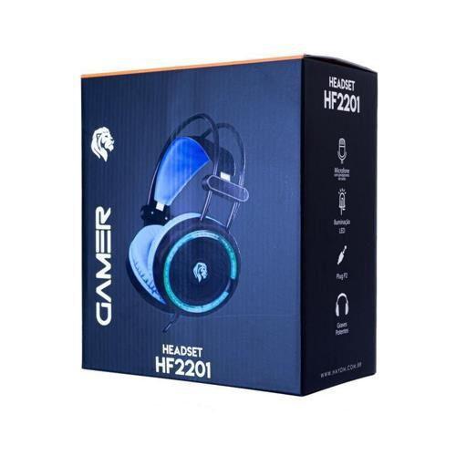 Imagem de Fone de Ouvido Gamer Headset com Microfone e LED - HF2201