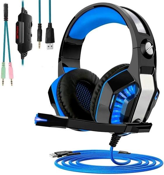 Imagem de Fone De Ouvido Gamer Headset Knup Kp-455A Com Led Microfone