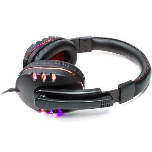 Imagem de Fone de Ouvido Gamer Headset para PC/PS4/PS3/Notebook Preto e Vermelho Knup KP-359