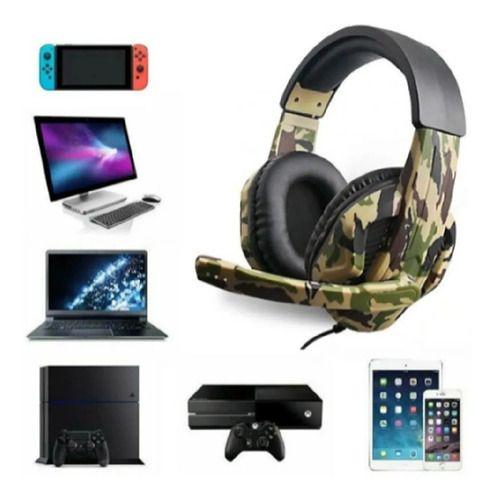 Imagem de Fone De Ouvido Gamer Microfone Headset Para Celular Pc P4