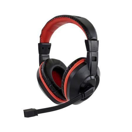 Imagem de Fone De Ouvido Gamer Preto E Vermelho