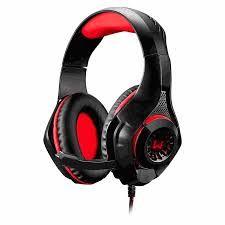 Imagem de Fone De Ouvido Gamer Preto E Vermelho