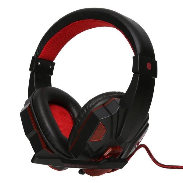 Imagem de Fone de Ouvido Gamer Satellite Headset AE-327R - Vermelho/Preto