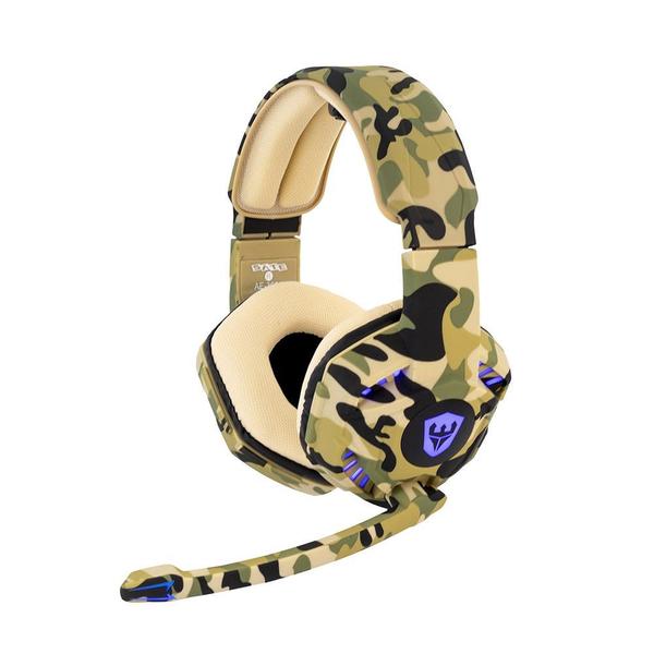 Imagem de Fone de Ouvido Gaming Satellite com Microfone USB Camuflado