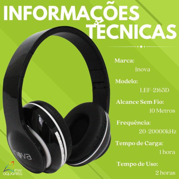 Imagem de Fone de Ouvido Headset Bluetooth TWS Wireless Sem Fio