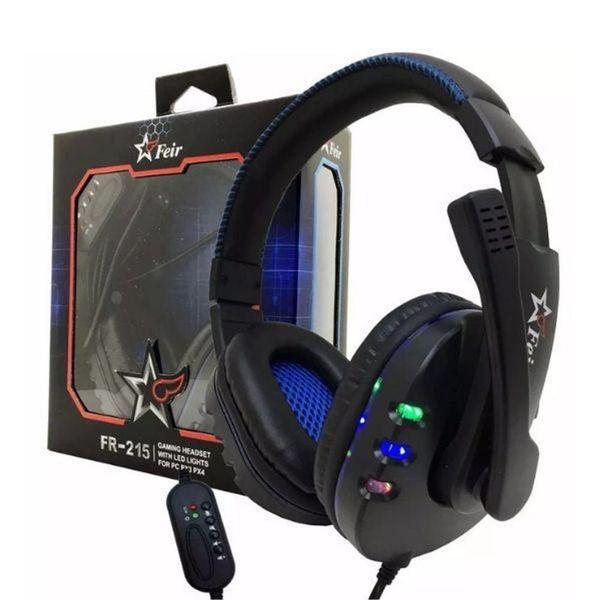 Imagem de Fone De Ouvido Headset Game Usb Para Pc P3 P4 Com Microfone